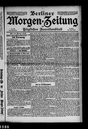 Berliner Morgen-Zeitung vom 30.06.1899