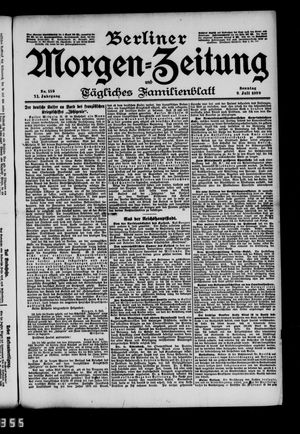 Berliner Morgen-Zeitung on Jul 9, 1899