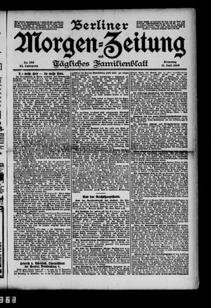 Berliner Morgen-Zeitung vom 11.07.1899