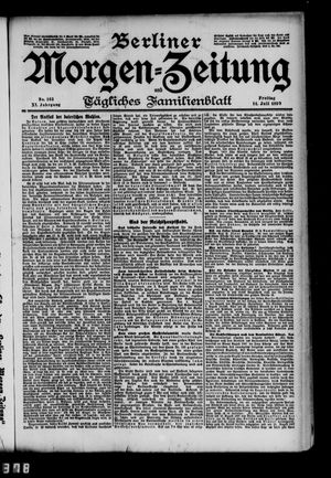 Berliner Morgen-Zeitung vom 14.07.1899