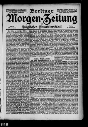 Berliner Morgen-Zeitung on Jul 14, 1899