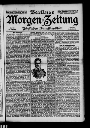 Berliner Morgen-Zeitung vom 16.07.1899