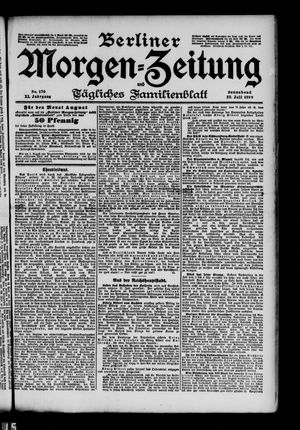 Berliner Morgen-Zeitung vom 22.07.1899