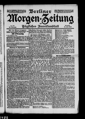 Berliner Morgen-Zeitung vom 25.07.1899