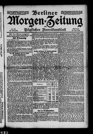 Berliner Morgen-Zeitung vom 26.07.1899