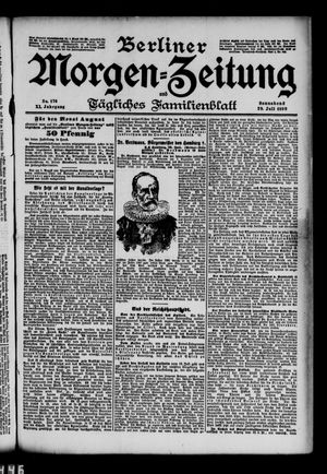 Berliner Morgen-Zeitung vom 29.07.1899