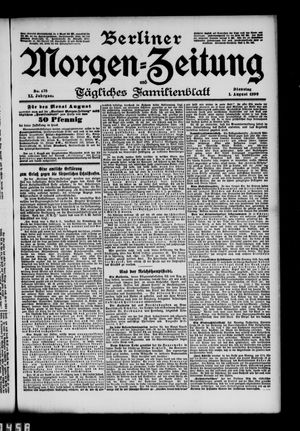 Berliner Morgen-Zeitung vom 01.08.1899