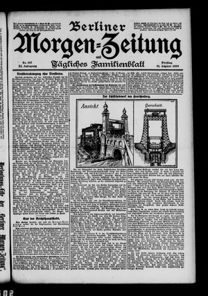 Berliner Morgen-Zeitung vom 11.08.1899