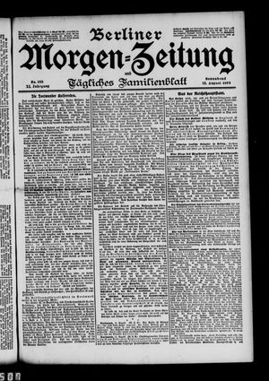 Berliner Morgen-Zeitung vom 12.08.1899