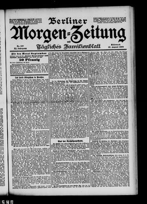 Berliner Morgen-Zeitung vom 23.08.1899
