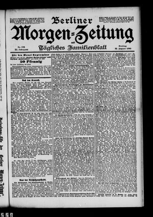 Berliner Morgen-Zeitung vom 25.08.1899