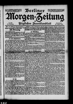 Berliner Morgen-Zeitung vom 26.08.1899