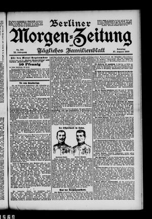 Berliner Morgen-Zeitung vom 27.08.1899