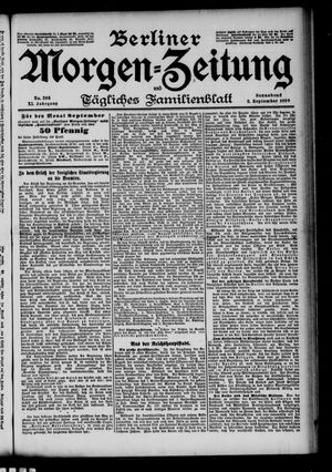 Berliner Morgen-Zeitung vom 02.09.1899