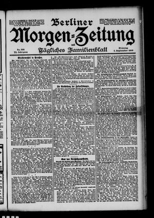 Berliner Morgen-Zeitung vom 05.09.1899