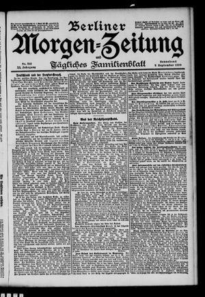 Berliner Morgen-Zeitung vom 09.09.1899