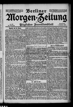 Berliner Morgen-Zeitung vom 07.10.1899