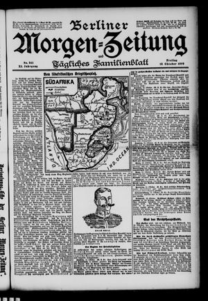Berliner Morgen-Zeitung vom 13.10.1899