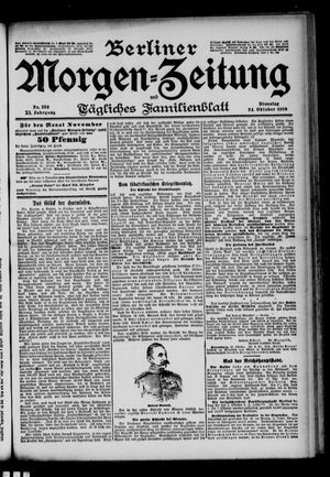 Berliner Morgen-Zeitung vom 24.10.1899