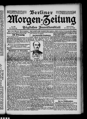 Berliner Morgen-Zeitung vom 26.10.1899