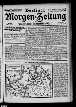 Berliner Morgen-Zeitung vom 28.10.1899