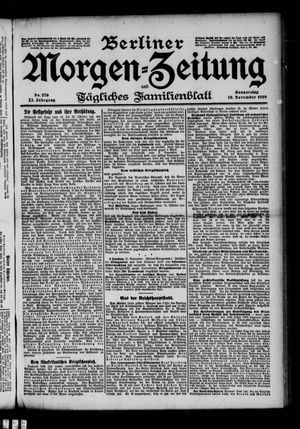 Berliner Morgen-Zeitung vom 16.11.1899