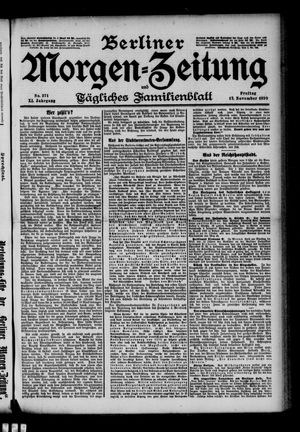Berliner Morgen-Zeitung vom 17.11.1899