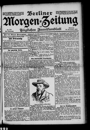 Berliner Morgen-Zeitung vom 28.11.1899