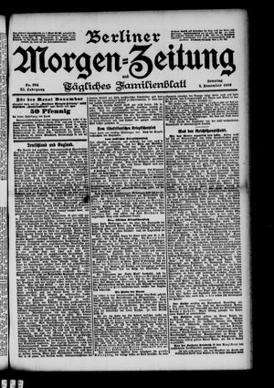Berliner Morgen-Zeitung vom 03.12.1899