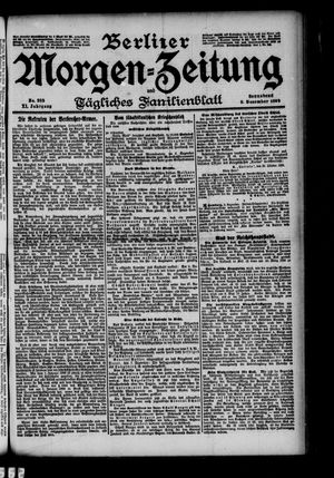Berliner Morgen-Zeitung vom 09.12.1899