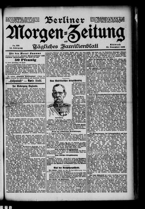 Berliner Morgen-Zeitung vom 20.12.1899
