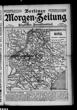 Berliner Morgen-Zeitung vom 14.01.1900