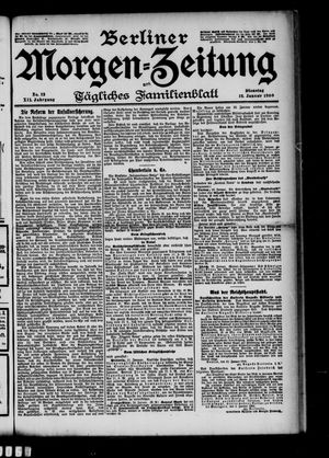 Berliner Morgen-Zeitung vom 16.01.1900