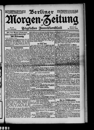 Berliner Morgenzeitung vom 24.01.1900