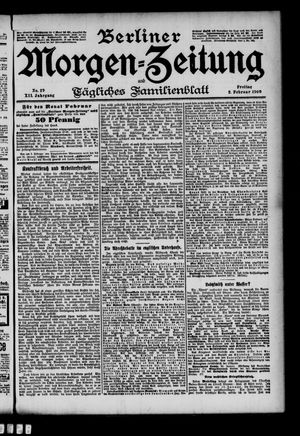 Berliner Morgen-Zeitung vom 02.02.1900