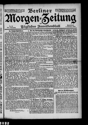 Berliner Morgen-Zeitung vom 03.02.1900