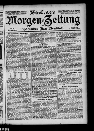 Berliner Morgenzeitung on Feb 8, 1900