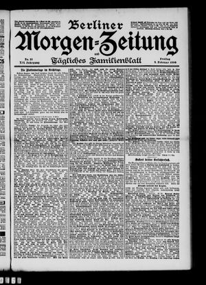 Berliner Morgen-Zeitung vom 09.02.1900