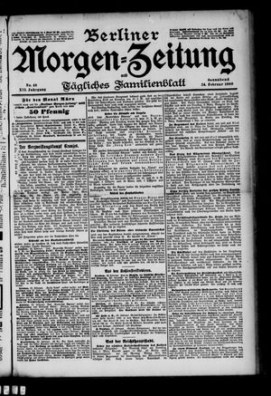 Berliner Morgenzeitung vom 24.02.1900