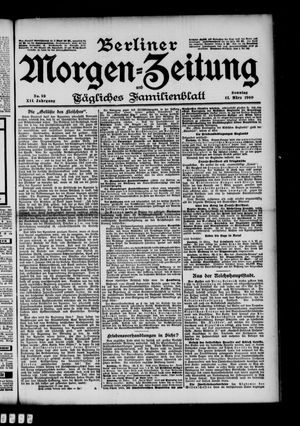 Berliner Morgen-Zeitung vom 11.03.1900