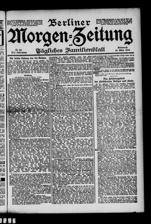 Berliner Morgenzeitung on Mar 14, 1900