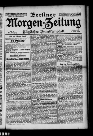 Berliner Morgen-Zeitung on Mar 24, 1900