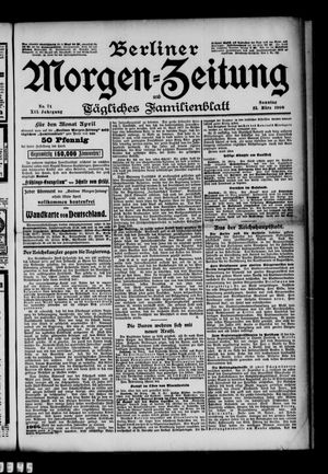 Berliner Morgen-Zeitung vom 25.03.1900