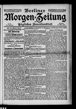 Berliner Morgenzeitung vom 27.03.1900