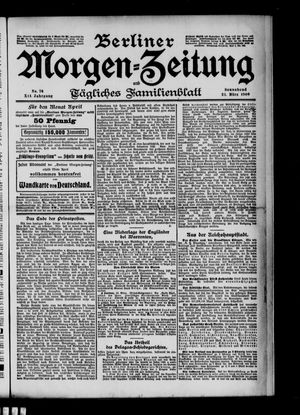 Berliner Morgen-Zeitung vom 31.03.1900