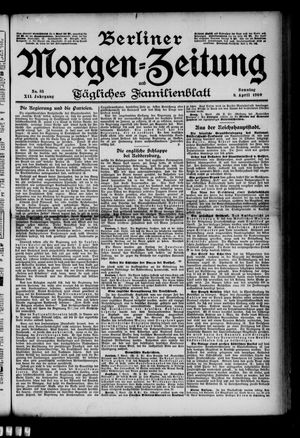 Berliner Morgenzeitung vom 08.04.1900