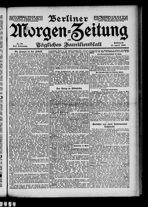 Berliner Morgen-Zeitung vom 18.04.1900