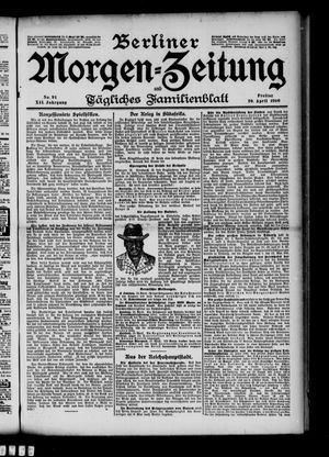 Berliner Morgen-Zeitung on Apr 20, 1900