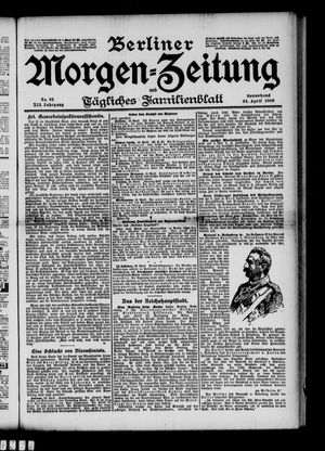 Berliner Morgenzeitung vom 21.04.1900