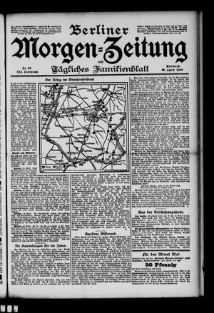 Berliner Morgen-Zeitung vom 25.04.1900